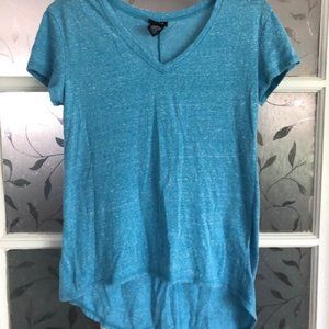 Blue Hi-Lo Lounge Shirt
